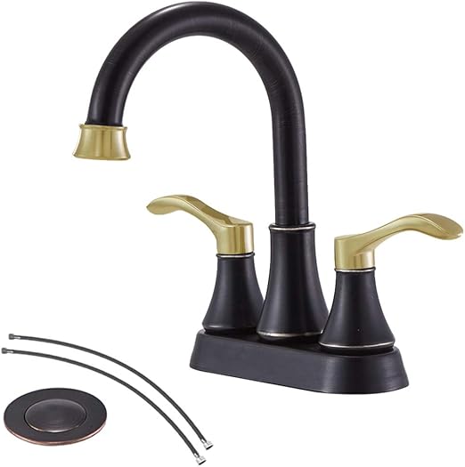 VALISY 2 Handle Stainless Steel Oil Rubbed Bronze Mixed Golden Nickel