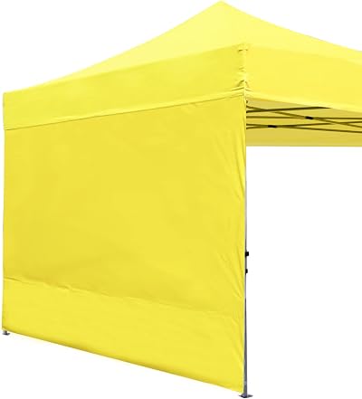 ABCCANOPY 3x3M Gazebo Side Panel Yellow Waterproof UV Blocking