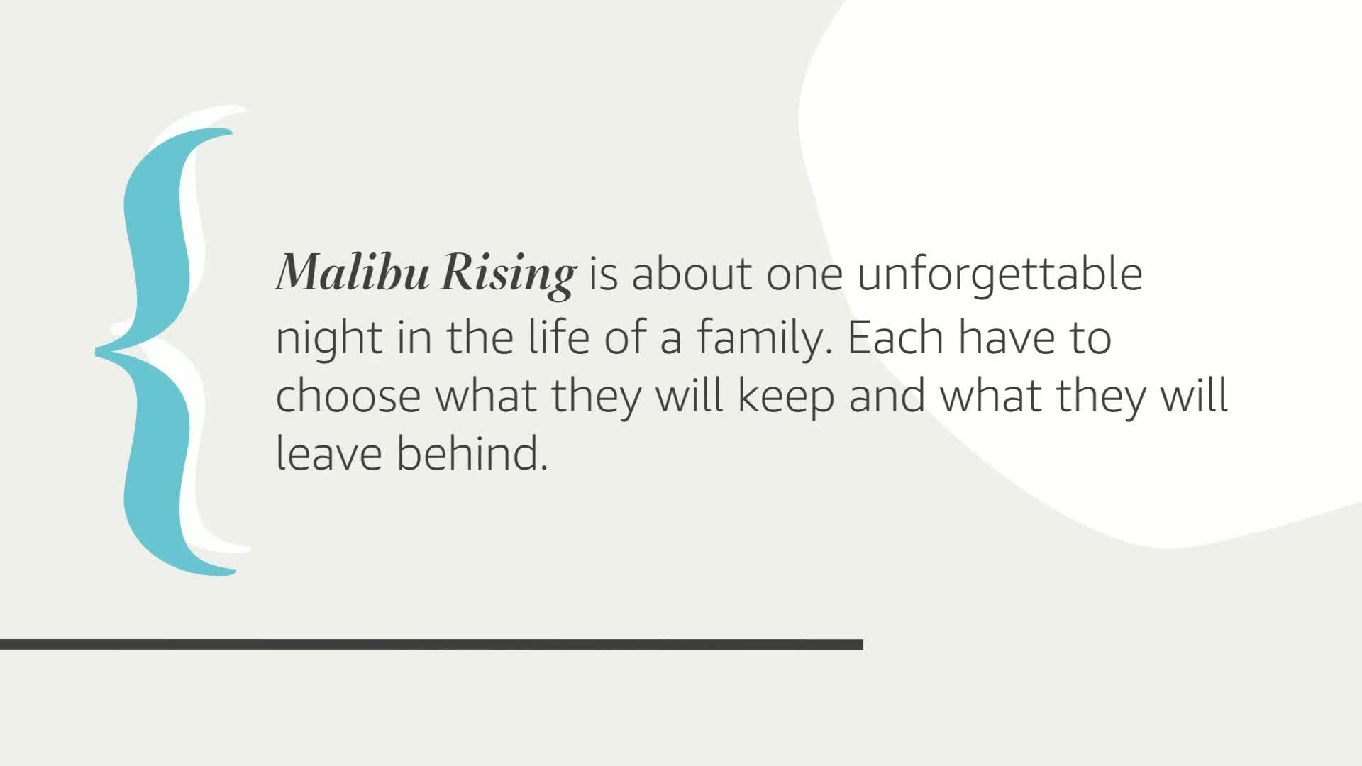 Malibu Rising: A Read with Jenna Pick: A Novel Malibu Rising: A Read with Jenna Pick: A Novel Paperback