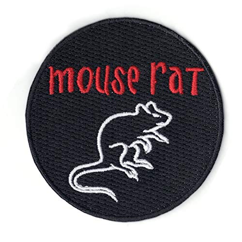 Mouse Rat Embroidered Iron On Patch