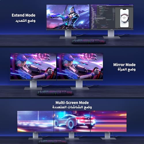 UGREEN 8k DP to DP Cable 2M, 1.4 DisplayPort Cable 8k@60Hz/4k@240Hz/2k@240/2k@165Hz, Male to Male Cord Nylon Braided for Gaming monitor, Samsung PC, ThinkVision G32qc/Y27qf, DELL S2421HS/S2721DS