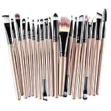 Start 20 pcs Makeup Brush Set tools Make-up Wool Kit (Gold 2)