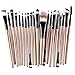Start 20 pcs Makeup Brush Set tools Make-up Wool Kit (Gold 2)