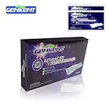 Genkent Advanced Teeth Whitening Strips with 6% HP Professional Strength 14 Day