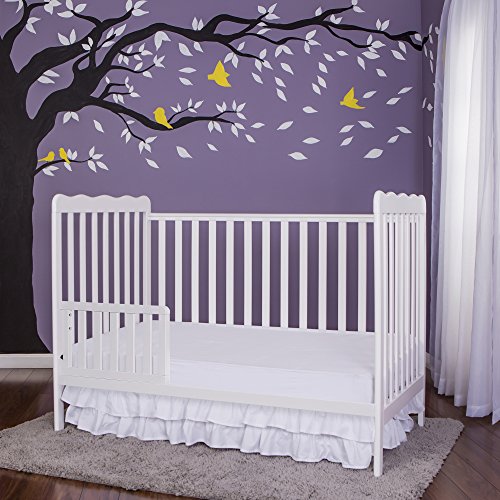 Dream On Me, Classic  3 in 1 Convertible Crib, White