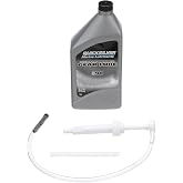 Quicksilver SAE 90 High Performance Gear Lube &amp; Pump Kit, 32 oz | Designed for Outboards and Sterndrives