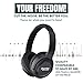 Wireless Bluetooth Headphones ANC by Kentz Sound - Active Noise Cancelling - Over Ear - Earphones for Gaming, Running, TV - Foldable with Microphone - Carrying Case - Cordless - Great for DJ