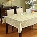 ColorBird Flannel Backed Vinyl Tablecloth Waterproof PVC Table Cover for Kitchen Dinning Table Home Decoration (54