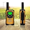 Kids-Walkie-Talkies-UOKOO-4-Mile-Range-22-Channel-FRSGMRS-Pair-of-Walkie-Talkies-for-Kids-Toys-1-Pair-Yellow