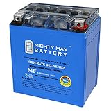 Mighty Max Battery 12V 6AH 100CCA Gel Battery for Honda 250 CMX250C Rebel 1996-2014 Brand Product