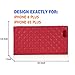 iPhone 6 Case / iPhone 6 Plus Case, Bosam Luxury PU Leather Cross-body Design Girls Purse Cell Phone Case Wallet Folding Cover Card Holder with Little Cosmetic Mirror & Chain Shoulder Strap for Apple iPhone 6 (4.7) Plus (5.5) Respectively (5.5