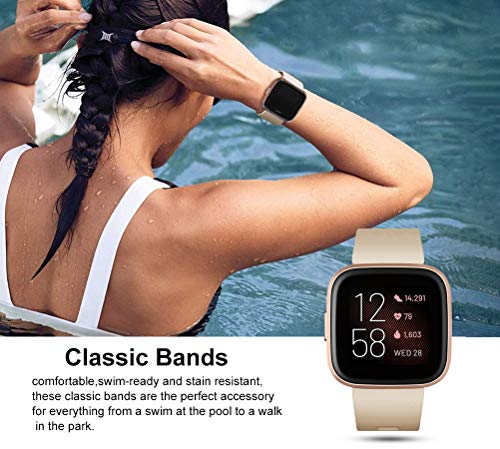 peach fitbit versa band