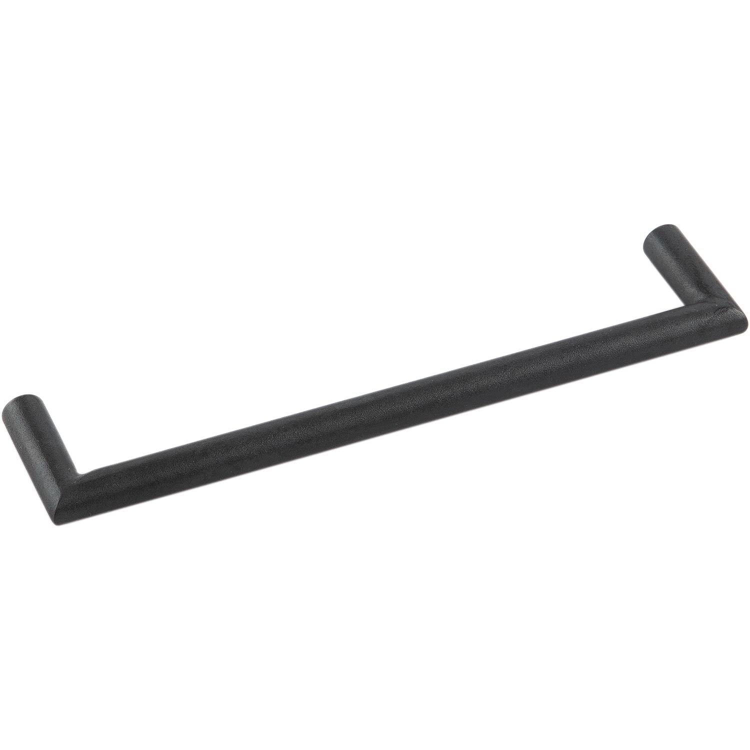 HALCÖ Davos Furniture Handle Rounded LA 96 mm Width 106 mm Oiled Black Steel