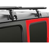 Roof Rack Cross Bars for Jeep Wrangler JK JL 2007-2026 &amp; Gladiator JT | 330lbs All-Aluminum Crossbars Roof Rails (Only for 2 &amp; 4 Door Hard Top), Rooftop Cargo Bag Kayak Bike Snowboard Road Trips