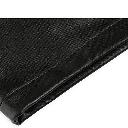 timbre women's faux leather skirt knee length black