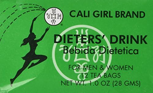 Dieter's Drink - For Men &amp; Women, 12 bags,(Cali Girl Brand) by Cali Girl