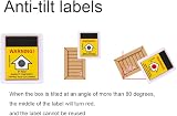 Pawleso Tilt Indicators Pack 10 Tamper Proof Warning Stickers for Tip Sensitive view 3