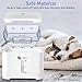 Slopehill Cat Water Fountain, Auto Power Off Cat Dog Water Dispenser, Ultra Quiet Automatic Electric Water Drinking Fountain with LED Indicator Light, 3 Water Flow Settings, 4 Replacement Filters
