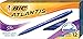 BIC Atlantis Stic Ball Pen, Medium Point (1.0 mm), Blue, 12-Count