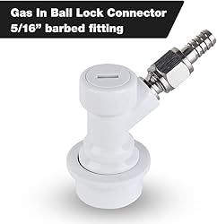FERRODAY Ball Lock Keg Fittings Disconnect Ball
