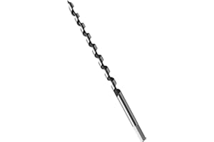 Litoexpe 1/2 Inch x 12 Inch Auger Drill Bit, 3/8-Inch Hex Shank Ship Auger Long Drill Bit for Wood, Plastic, Drywall and Comp