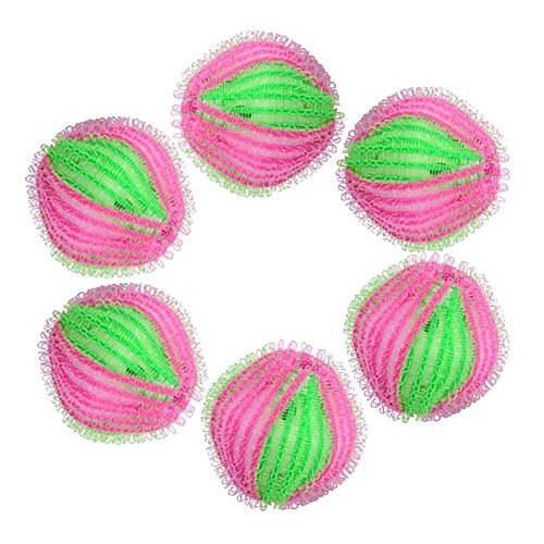 Zeroyoyo Hair Lint Fluff Grabbing Laundry Washing Wash Ball Lint Grabbing Wash Ball 6 PCS - Thumbnail 5
