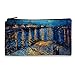FM FM42 Van Gogh Paintings 6PCS Small Canvas Bag with Inner Lining Black Zipper 18cm10.5cm(7