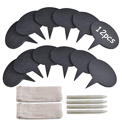 Cheese Markers for Charcuterie Board, Set of 18PCS Slate Cheese Labels