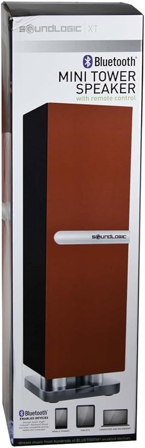 soundlogic mini tower bluetooth speaker