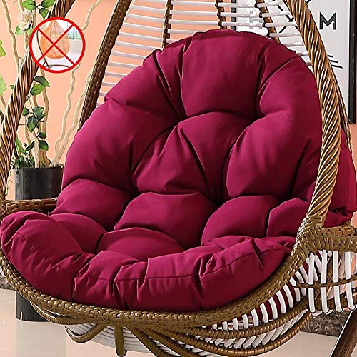 Yidzrx Rattan Hanging Egg Chair Pads,Non-Slip Soft Swing Chair Cushion
