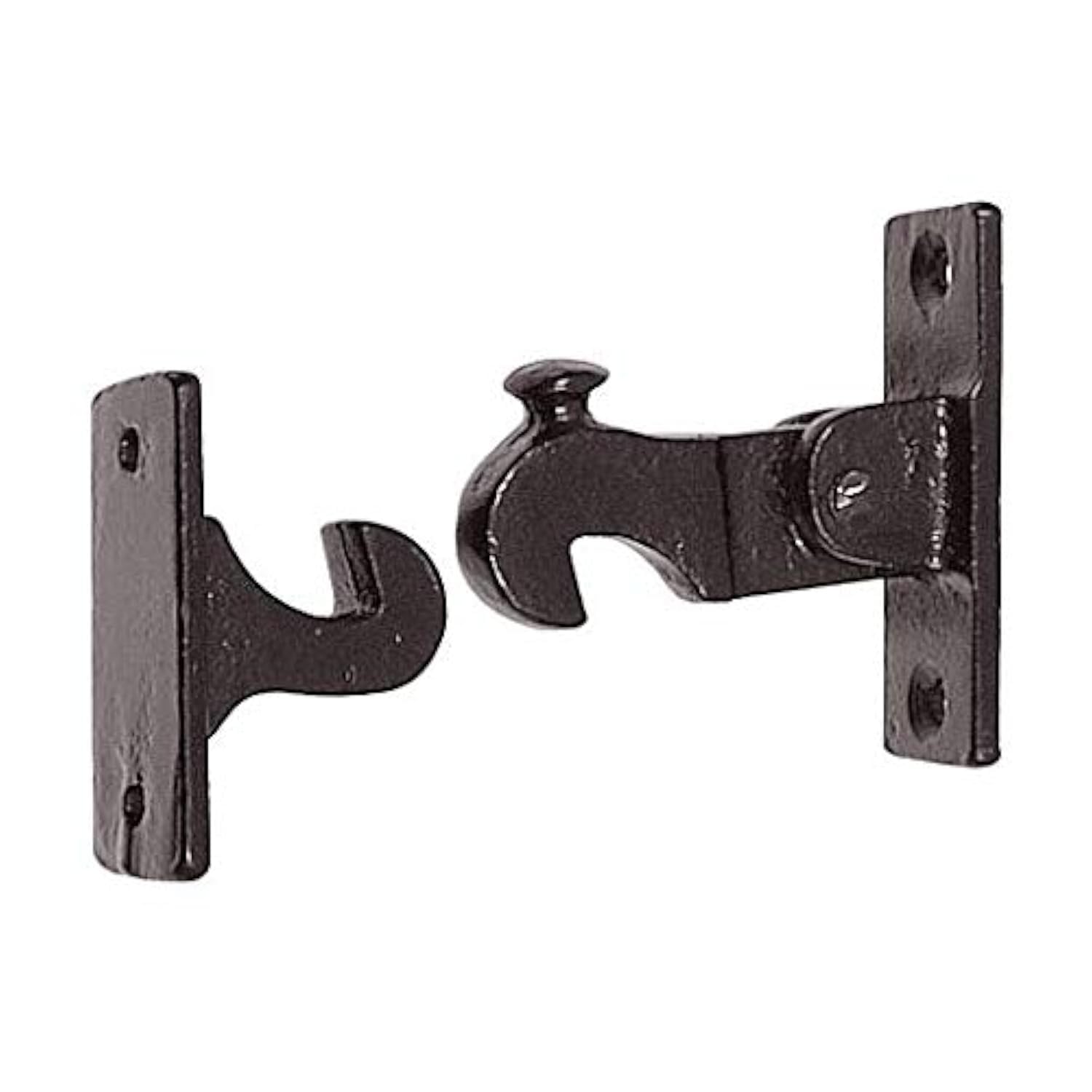 ZEROplus Black Iron Birds Beak/Gravity Door Holder, Automatic Door Catch, Z1402