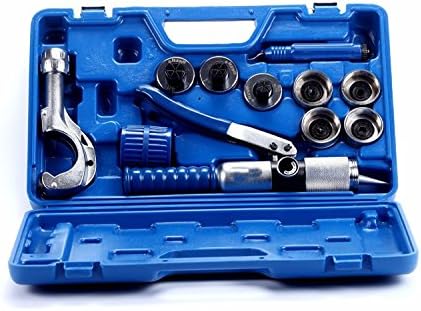 Driak Generic Hydraulic Tube Expander Kit,11 Lever Tubing Expanding Tool Swaging Kit HVAC Tools