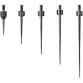 Needle Point Contact Points Set R0.3 for Depth Gauge Dial Indicator M2.5 Thread (13/22/30/40/50 mm Long)