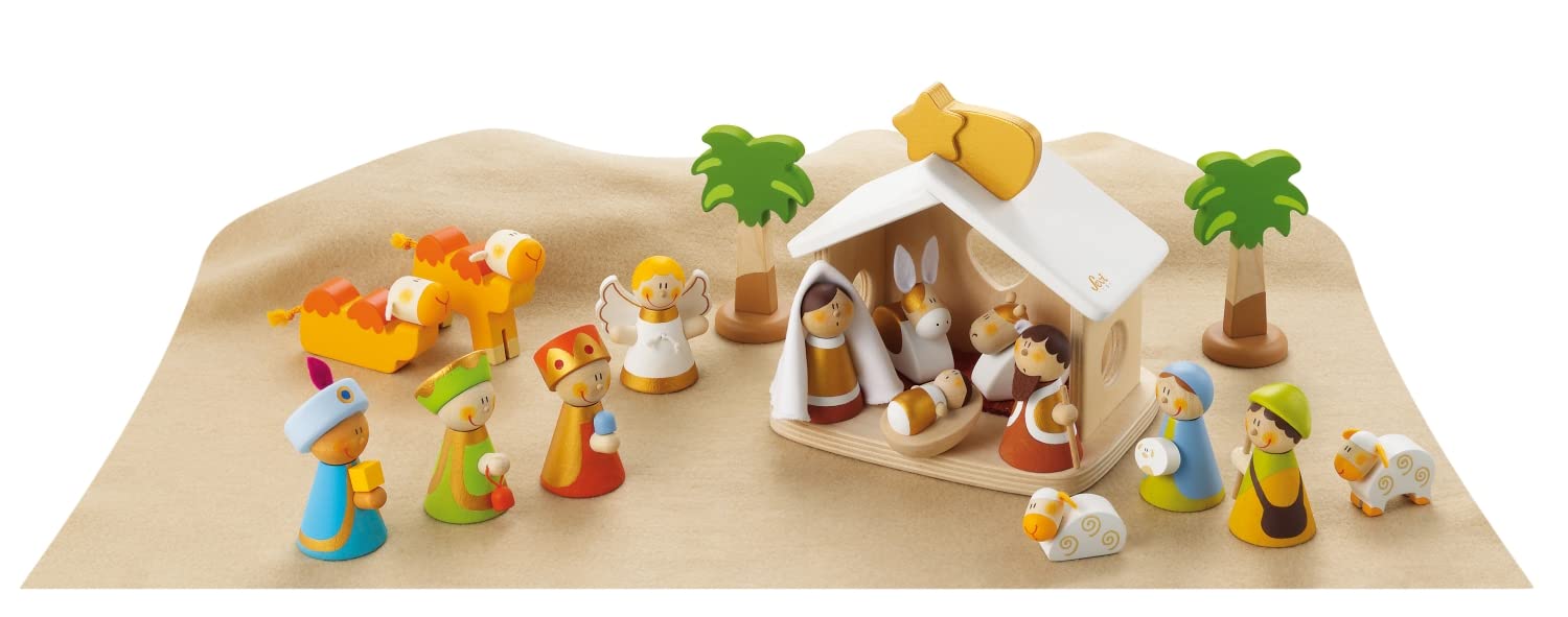 Sevi : Large Wooden Nativity Scene