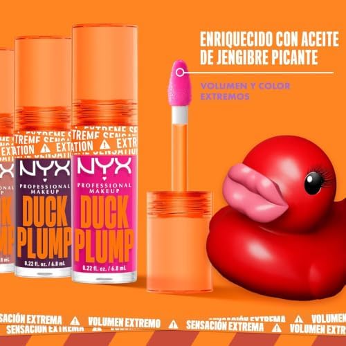 Duck Plump, Gloss, Efeito de Volume Instantâneo, com Gengibre Picante, Fórmula Vegan, Ton: Castanho de Aplausos