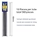 Hestya 360 Pieces Lead Refills Mechanical Pencil Refills, 0.7 mm HB, Includes Colored Leads and Black Leads with Convenient Dispensers