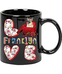 Coffee Mug Custom Dog Mug Love Franklyn Name Custom
