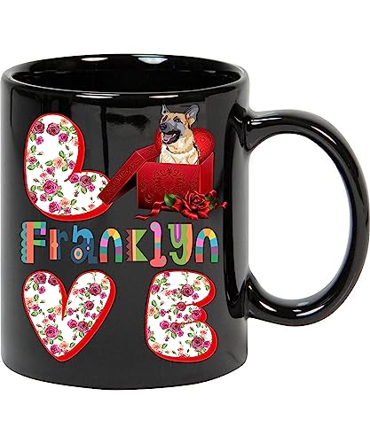 Coffee Mug Custom Dog Mug Love Franklyn Name Custom