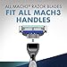 Gillette Mach3 Turbo Men's Razor Blade Refills, 5 Cartridge