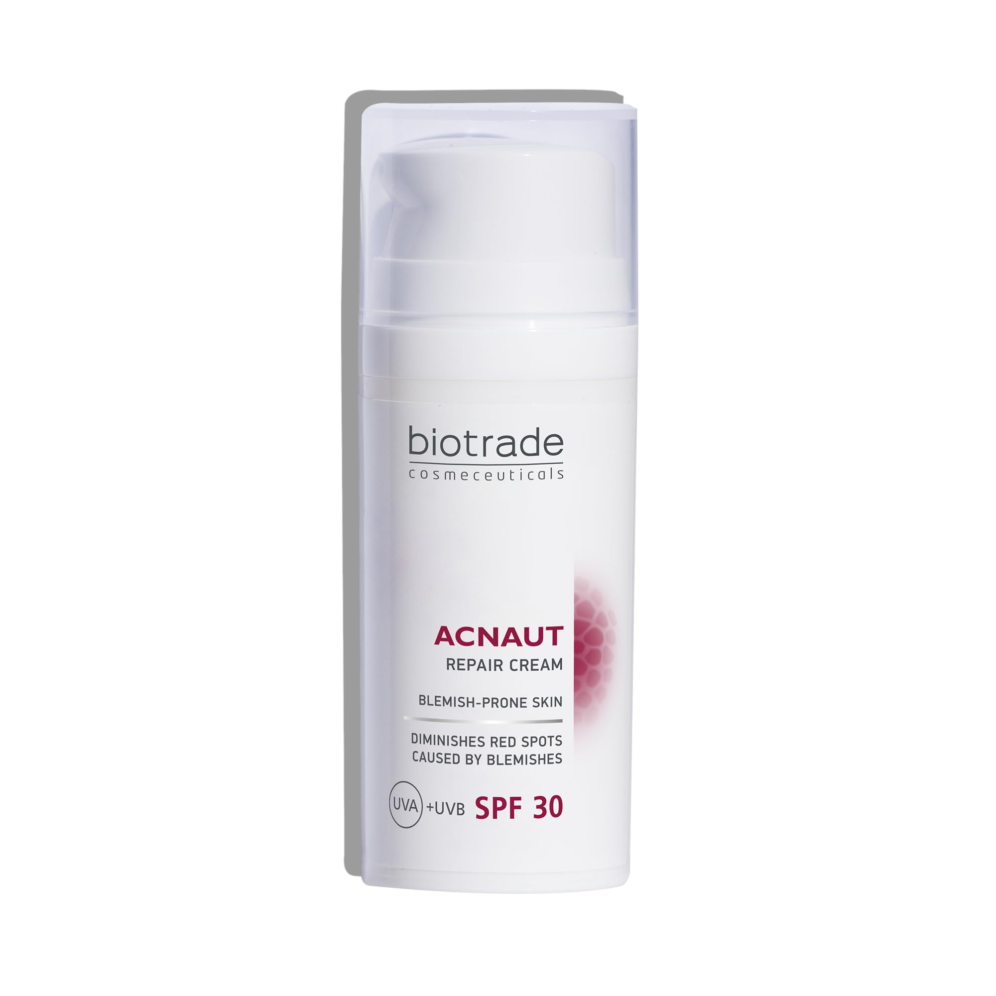 Biotrade Acnaut Repair Cream for Blemish-Prone Skin – SPF 30 Acne Cream for Acne Scars, Redness & Dark Spots – Daily Protection & Tone-Correcting Moisturiser, 30 ml