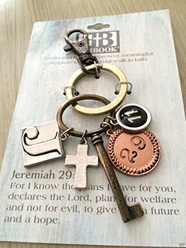 Charm Key Ring Galatians 5:22 Demdaco By the Book