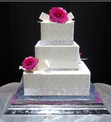Click Here to See More Images Crystal Cake Ribbon Rhinestone Banding Wedding Cake,5 ROWS,3 YDS