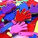Resinta 24 Pieces Hand Clappers Plastic Noisemaker Noise Makers with Drawstring Bag for Fiesta Party Birthday Favors, 7.5 Inch