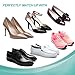 Kefee High Heel Inserts, 8 Pieces, Black, Unisex, 1.5 in Thickness, Prevent Shoe Slipping, Reduce Foot Pain