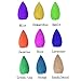 CORCIO 110PCS Backflow Incense Cones 11Mixed Natural Scents Rose Jasmine Lily Mint Lavender and More Kinds of Mixed Natural Backflow Incense Cones