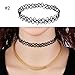 MLYSA 8 Pieces Womens Black Velvet Choker Necklace for Women Girls Lace Choker Gothic Tattoo Necklaces