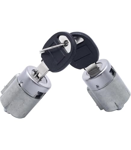 CHEVY OEM Pair Door Lock Cylinder Set W/2 OEM BOWTIE LOGO - Foto 2