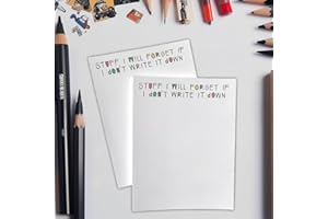 50 Sheets Funny Sticky Notes, 5.5x4.3 Inches, Multi Surface Self Adhesive Notepads, Novelty Memo Pads, Portable Office Work S