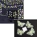 Luminous Wall Stickers Glow in The Dark Wall Decals 100pcs Stars and 4 Butterflies for Kids Rooms Home Decor