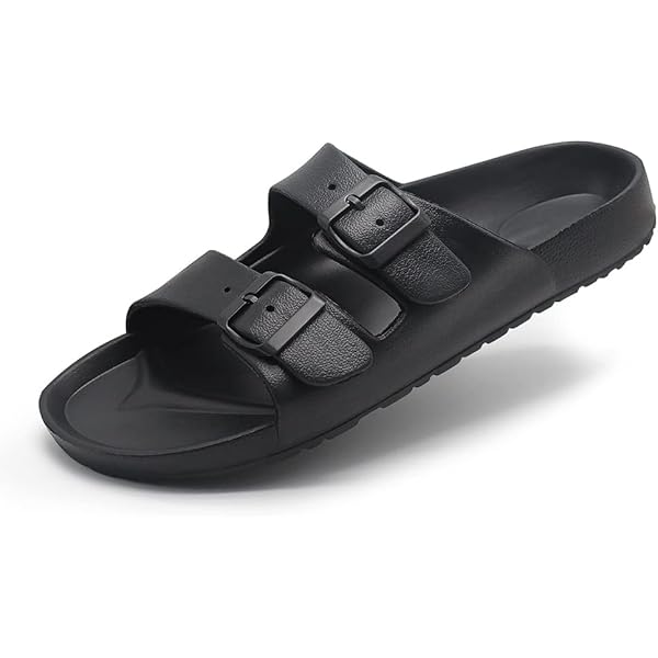Oofos Mens 10 Womens 12 Oocandoo Recovery Sandals Black Slip On Adjustable Strap Amazon.com | OOFOS OOcandoo Recovery Sandal, Black - Women main image 3